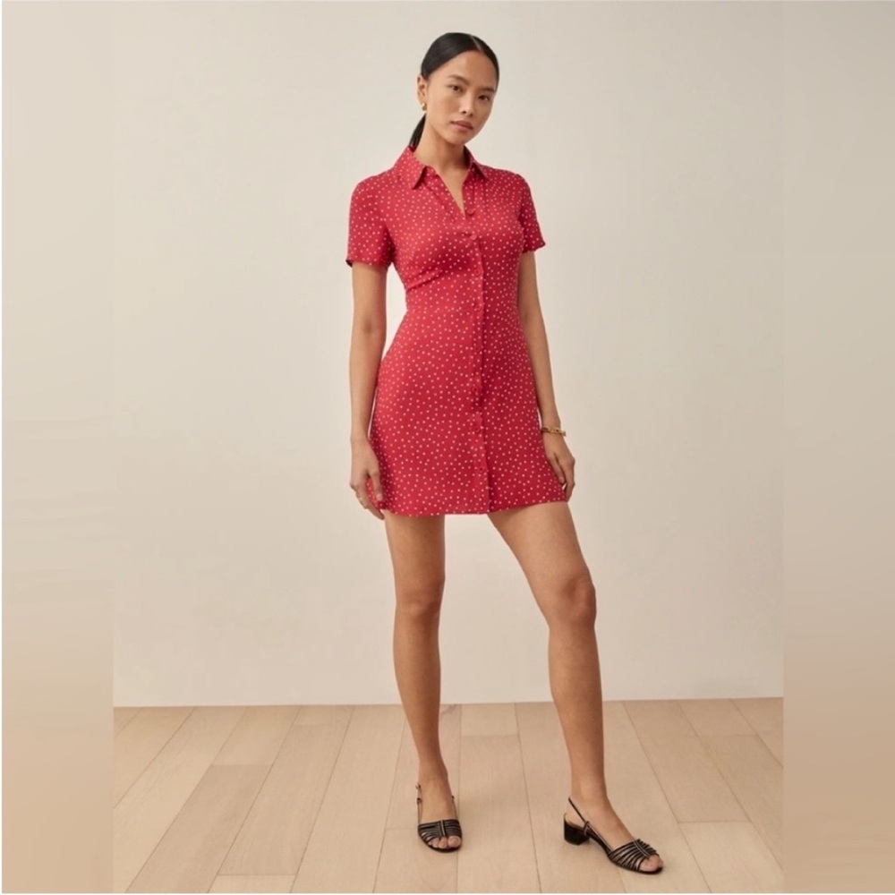 Reformation Red Noble Dress